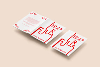 design a professional and eyecatching brochure or booklet