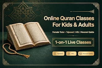 teach quran with tajweed hifz and noorani qaida