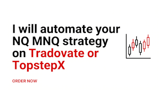 code your nq mnq strategy connect to tradovate or topstep x