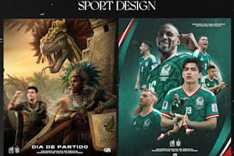design sports social media posts