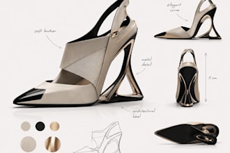 design unique custom clothing and footwear concepts