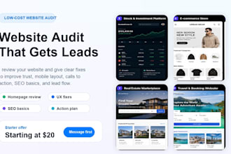 audit your website and give a lead generation action plan