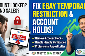 help with ebay account restricted issue and appeal