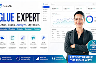 setup glue integrations analytics event tracking  email automation bug fixes