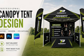 design  custom canopy tent table cover, feather flags, table covers