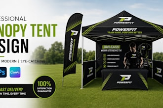 design  custom canopy tent table cover, feather flags, table covers
