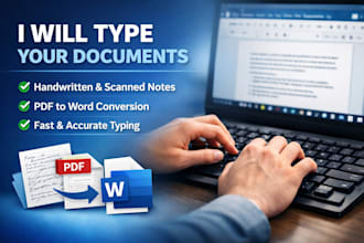 type handwritten or PDF documents accurately