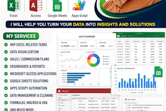 be your microsoft excel expert for excel projects,vlookup, hlookup
