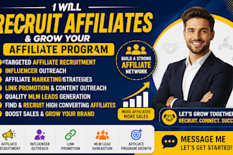 recruit high converting affiliates for your affiliate program
