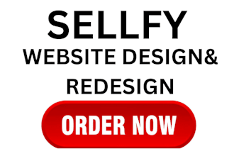 be your sellfy website design and redesign shopify store creation