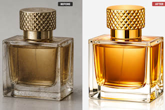 do remove dust scratches and imperfections from product photos