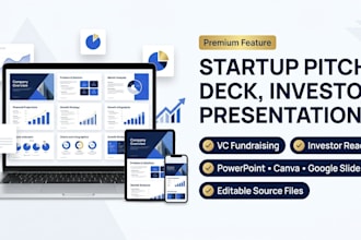 do startup pitch deck investor presentation vc fundraising deck for saas startup