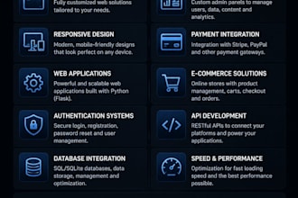 build a professional python website