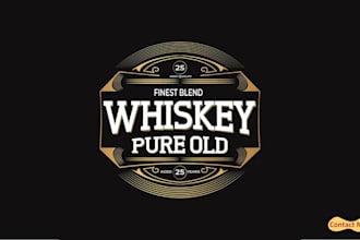 make old typography english calligraphy logo