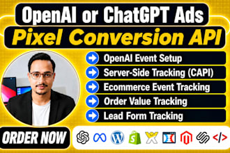 setup openai ads tracking, chatgpt ads pixel and conversion API via GTM