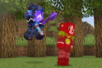 create you a minecraft smp youtube thumbnail