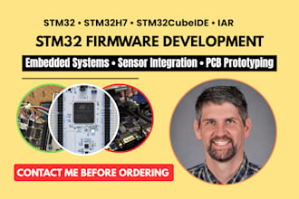 stm32 stm32h7 microcontroller prototype embedded sensor circuit stm32cubeide iar