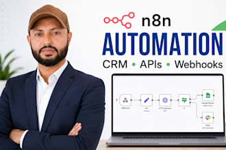 do n8n workflow and CRM automation