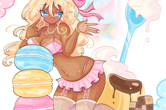 draw cute oc and fanart commissions in my style