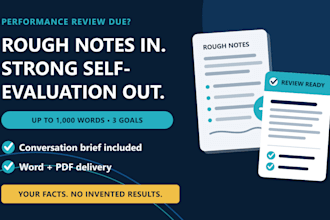 write your annual performance review self evaluation