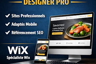 create a professional website for local business