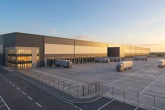 design and model 3d warehouse architecture, logistics layout,realistic rendering