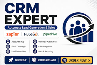 connect apollo io hubspot crm and zapier for automated workflows