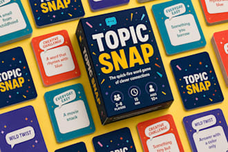 design card game, board game card box frame design tabletop tcg board game art