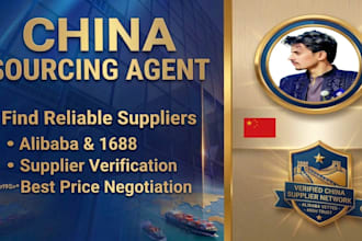 be your china sourcing agent for alibaba and1688