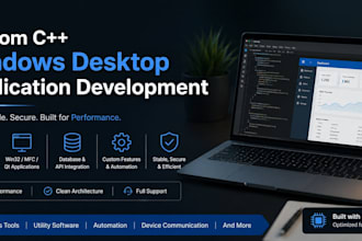 build custom windows desktop software