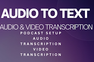 accurate audio transcription, video transcription, audio to text and translation