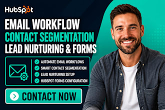 configure hubspot email workflow contact segmentation lead nurturing forms