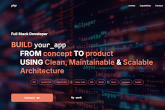 build your complete fullstack web app from scratch