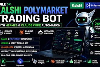 setup fix kalshi polymarket hermes agent trading ai bot claude code n8n mcp