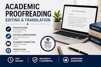 proofread and edit your academic paper