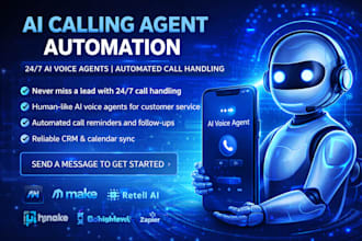 do retell ai voice agent vapi ai calling agent make com automation gohighlevel