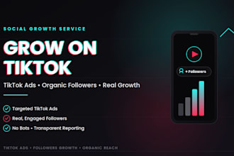 create viral tiktok ads, setup tiktok ads to grow tiktok followers organically
