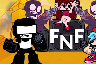 do fnf animated sprite character sprite friday funkin mod fnf art fnf sprite