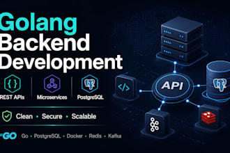 develop scalable rest apis and backend services in golang