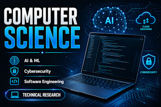 write computer science research, technical reports, and capstone projects