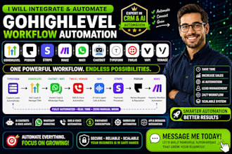 gohighlevel podium stripe make wati chatbot typeform twilio vapi vonage workflow