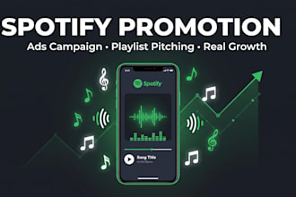 spotify ads campaign management and curator outreach for spotify music promotion