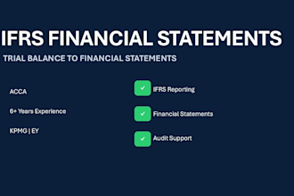 prepare ifrs financial statements from your trial balance