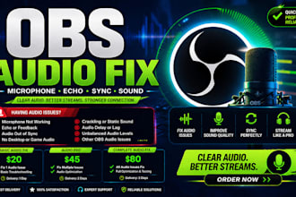 fix obs audio, microphone, echo, and sync issues