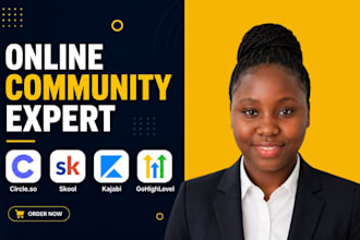 do circle so ghl kajabi skool online community, online course and course upload