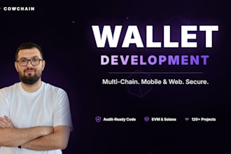 develop a secure multi chain crypto wallet app