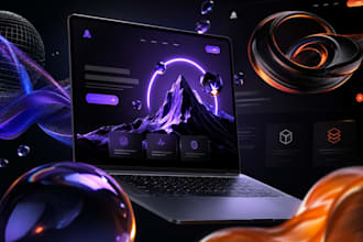 build an interactive landing page with immersive webgl animations