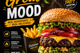 create a poster design for your product