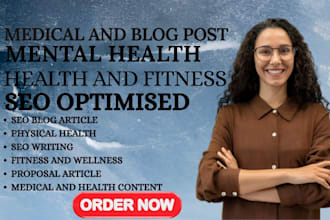 write high quality SEO blog posts nutrition and psychology diet online course