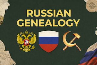 do russian genealogy research and trace your family tree and ancestry